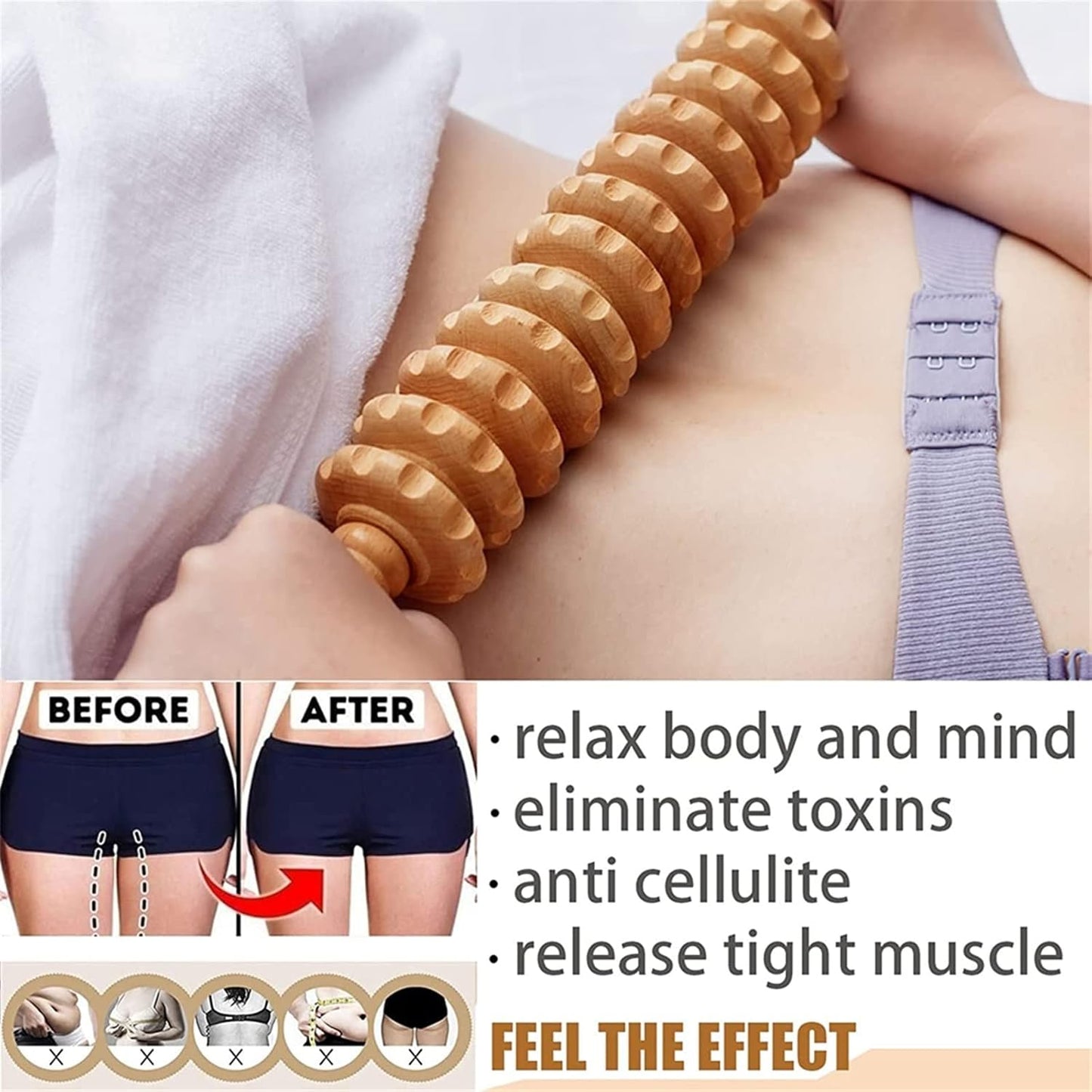 Wood Therapy Massage Roller