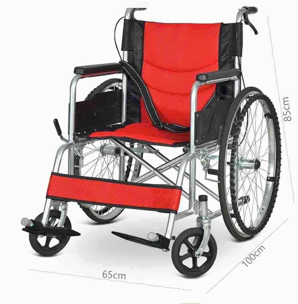 Medical folding lightweight manual steel wheelchair “801”
