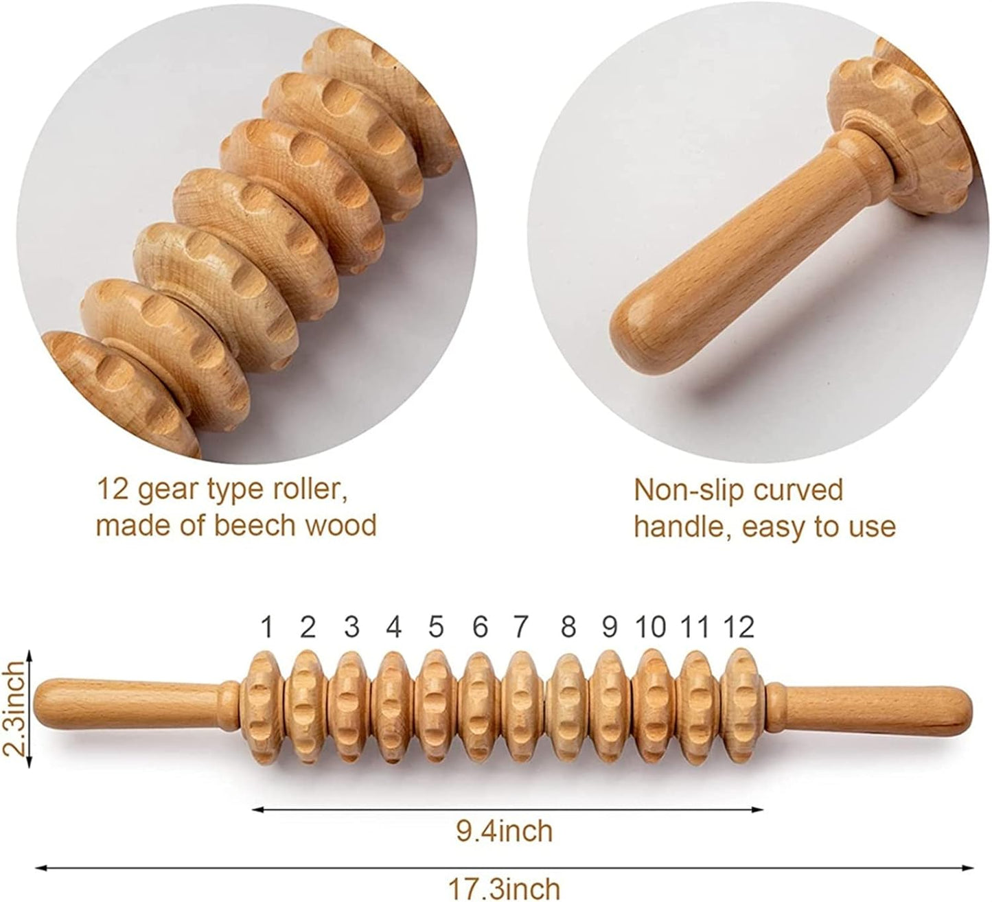 Wood Therapy Massage Roller