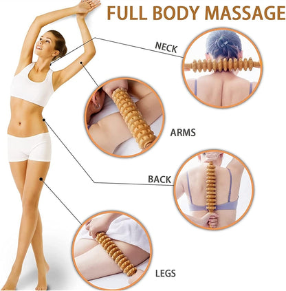 Wood Therapy Massage Roller